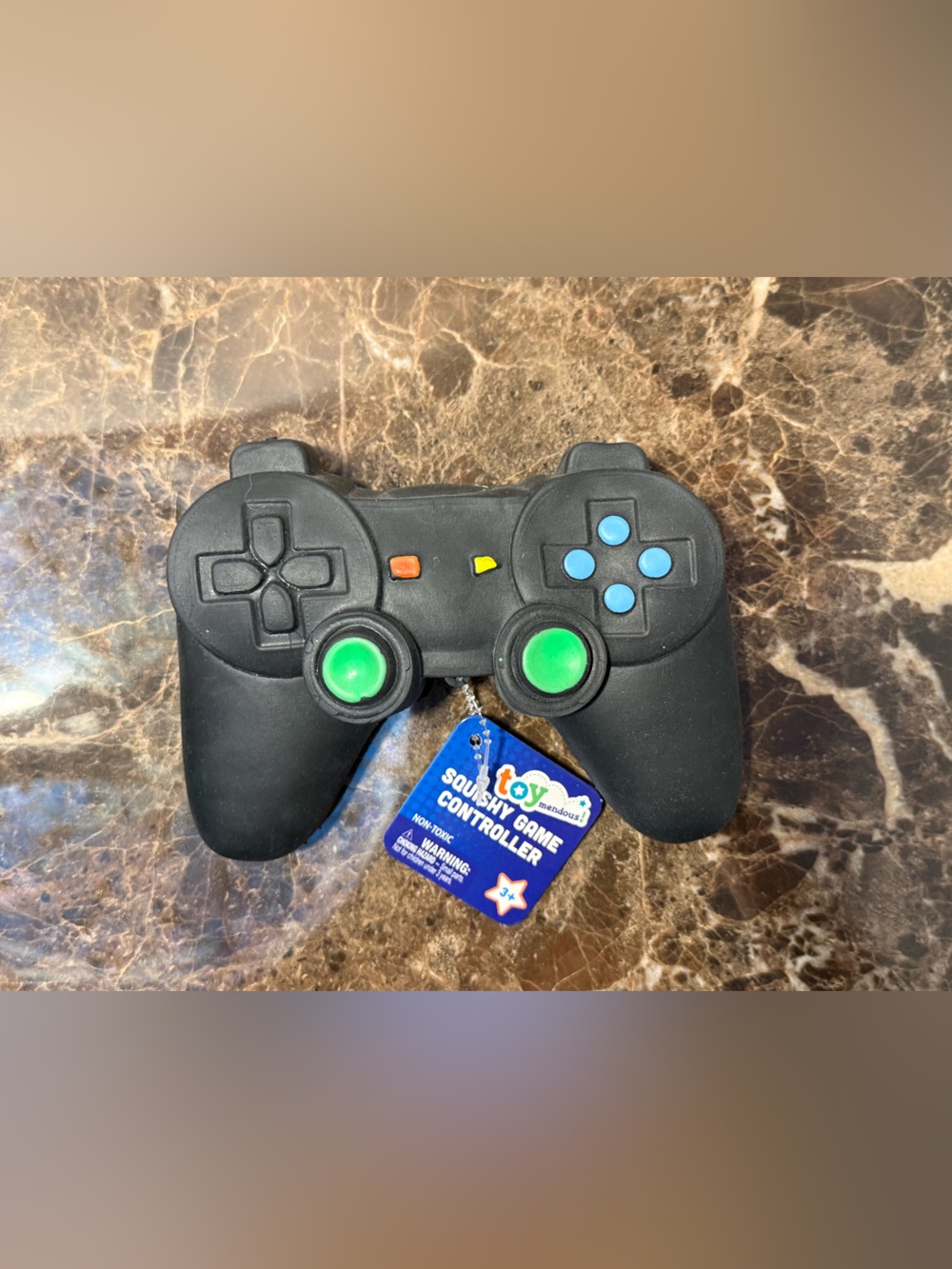 Toymendous Black Game Controller Squishy